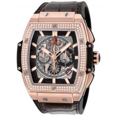 Hublot Spirit of Big Bang 18kt King Gold Diamond Men's Watch 601.OX.0183.LR.1104 Copy Replica