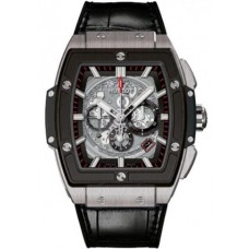 Hublot Spirit of Big Bang Men's Automatic Black Leather Strap Watch 601.NM.0173.LR Copy Replica