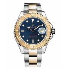 Rolex Yacht-Master Stainless Steel and Yellow Gold Bluel dial 16623 B Replica