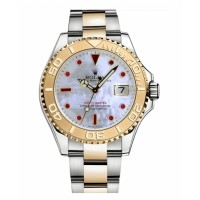 Rolex Yacht-Master Stainless Steel and Yellow Gold Mother of pearl dial 16623 MR Replica
