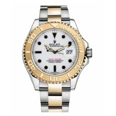 Rolex Yacht-Master Stainless Steel and Yellow Gold White dial 16623 W Replica