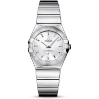 Omega Constellation Polished Quarz Small Watches Ref.123.10.27.60.02.002 Replica