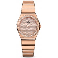 Omega Constellation Luxury Edition Quarz Small Watches Ref.123.55.27.60.99.004 Replica