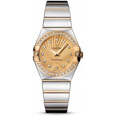 Omega Constellation Polished Quarz Small Watches Ref.123.25.27.60.58.002 Replica