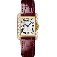Cartier Tank Anglaise Pink Gold With Diamonds WT100013 Replica