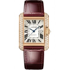 Cartier Tank Anglaise Pink Gold With Diamonds WT100016 Replica