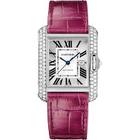 Cartier Tank Anglaise White Gold With Diamonds WT100018 Replica