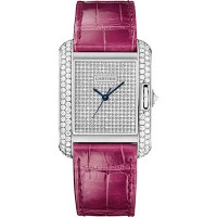 Cartier Tank Anglaise White Gold With Diamonds WT100020 Replica