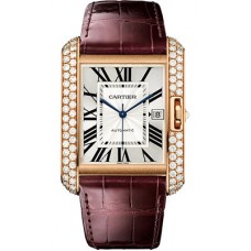 Cartier Tank Anglaise Pink Gold With Diamonds WT100021 Replica