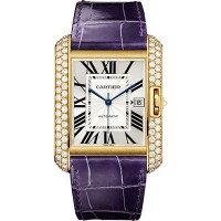 Cartier Tank Anglaise Yellow Gold With Diamonds WT100022 Replica