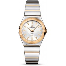 Omega Constellation Polished Quarz Small Watches Ref.123.20.27.60.02.004 Replica