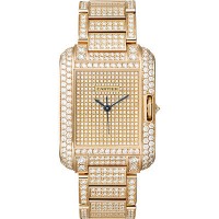 Cartier Tank Anglaise Pink Gold With Diamonds hpi00560 Replica