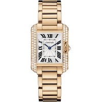 Cartier Tank Anglaise Pink Gold With Diamonds wt100002 Replica