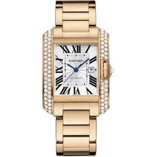 Cartier Tank Anglaise Pink Gold With Diamonds wt100003 Replica
