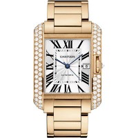 Cartier Tank Anglaise Pink Gold With Diamonds wt100004 Replica
