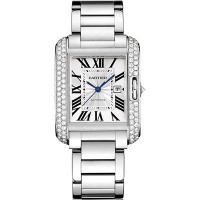 Cartier Tank Anglaise White Gold With Diamonds wt100009 Replica