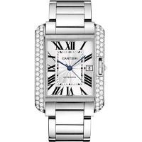 Cartier Tank Anglaise White Gold With Diamonds wt100010 Replica